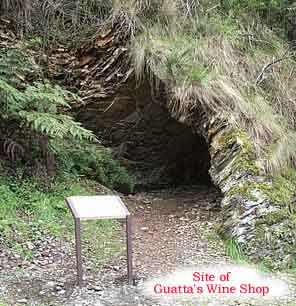 Site of Guatta's wine shop