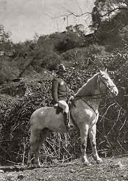 Mounted Constable Fred Rawlings